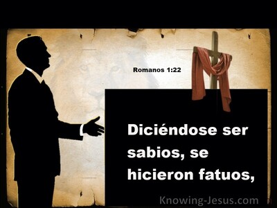Romanos 1:22 (negro)
